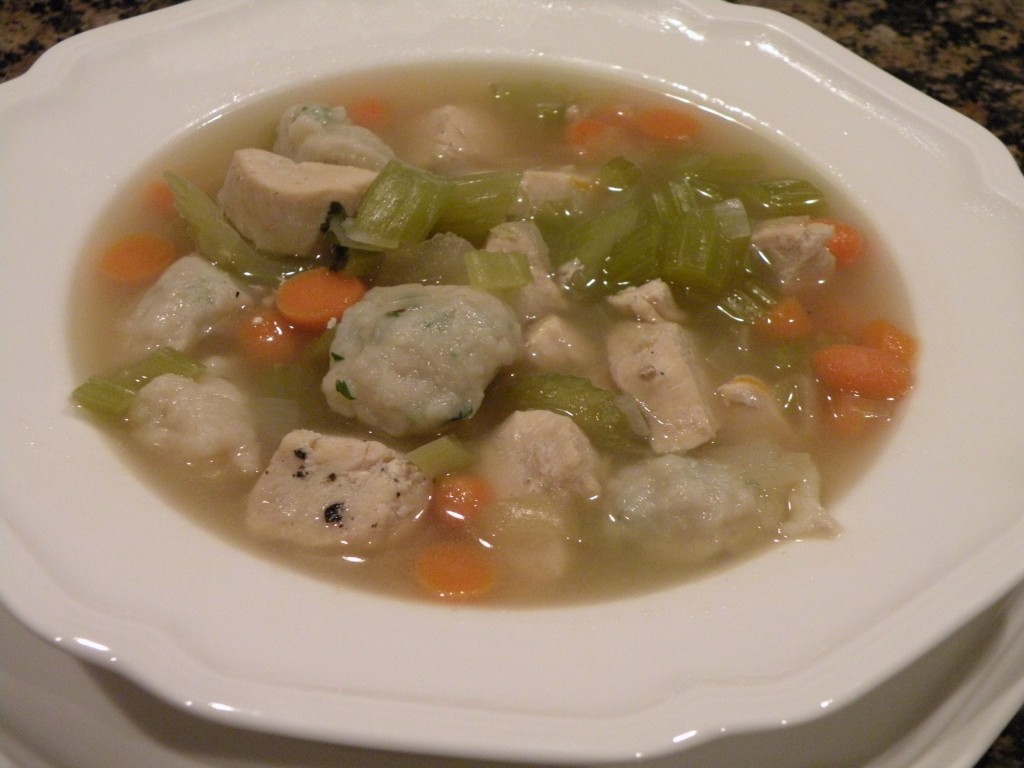 healthy chicken and dumplings